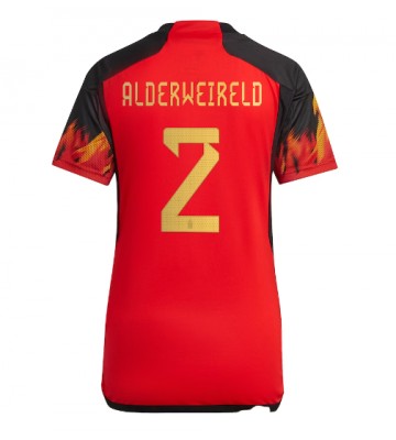 Belgia Toby Alderweireld #2 Koszulka Podstawowych Kobiety MŚ 2022 Krótki Rękaw